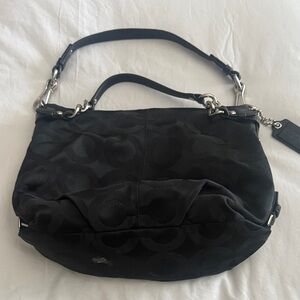 Coach Black Designer Shoulder Bag